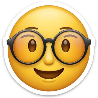 cara de emoji con lentes de sol quitandoselos sticker