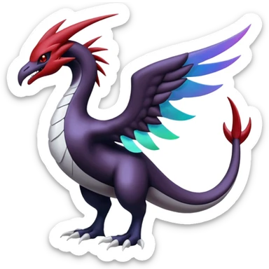 Yveltal-Lugia-Latias-Darkrai-Fakémon-hybrid-creature (full body)  sticker