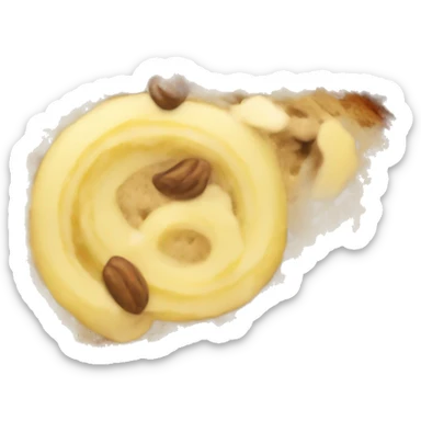 Banana bread with no nuts sticker