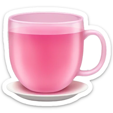 pink tea sticker