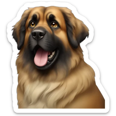 leonberger-dog-happy sticker