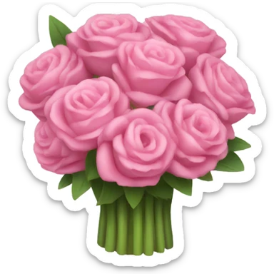 Pink bouquet  sticker