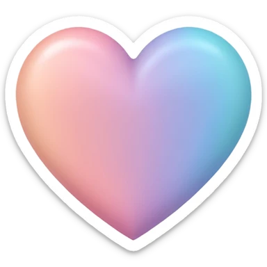 Heart of the spring colors sticker