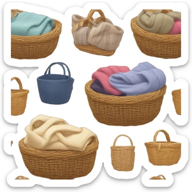 Blanket basket sticker