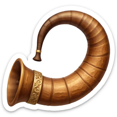 Shofar sticker