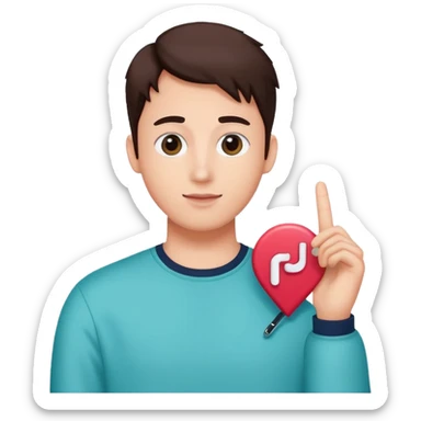 Verificado de ticktoc  sticker