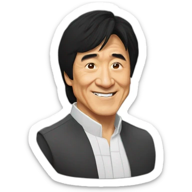 Jackie chan Streaming sticker