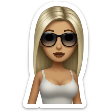 Kardashian beach bum sticker