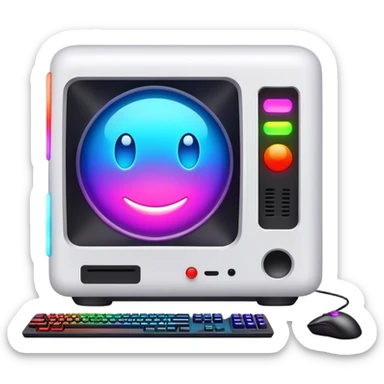 a gaming pc sticker