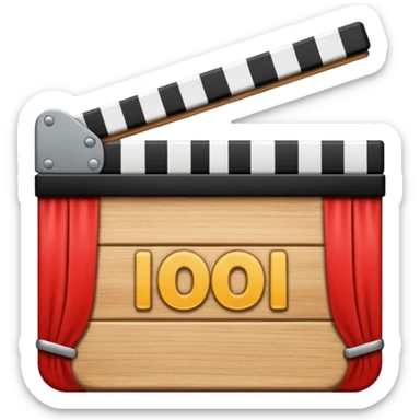 cinema clap sticker