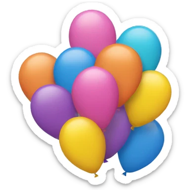 balloons sticker