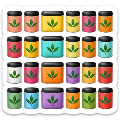Herbal Tea Tins sticker