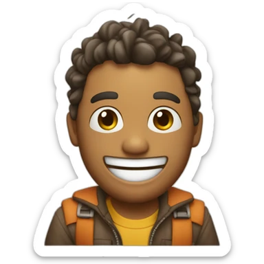 Mantecado celebrando cumpleaños sticker