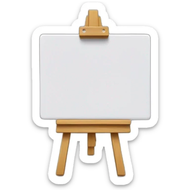 easel board sticker