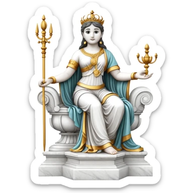 Victoria Memorial Statue sticker