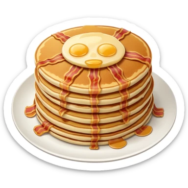 can you make me a breakfast item mixed into a lunch item? sticker