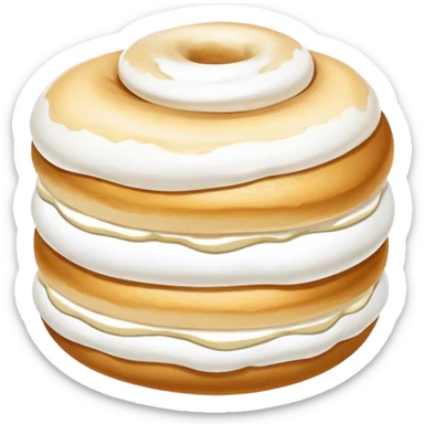 A Swedish semla sticker