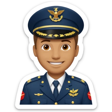 a military guy sticker