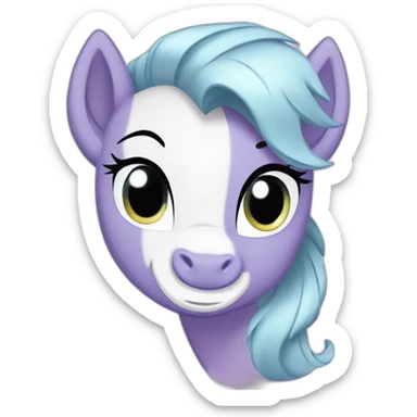 Rarity from my little pony sticker