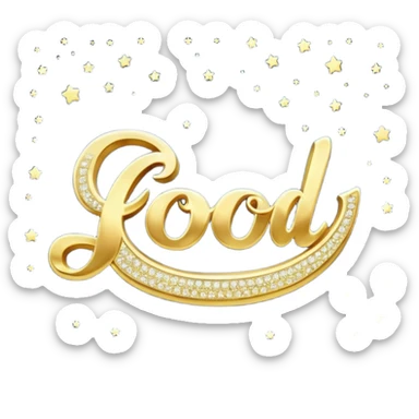 Good night words sticker
