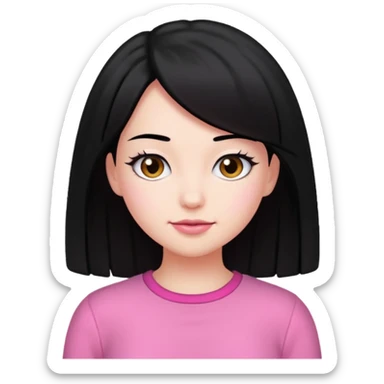 Lisa black pink sticker