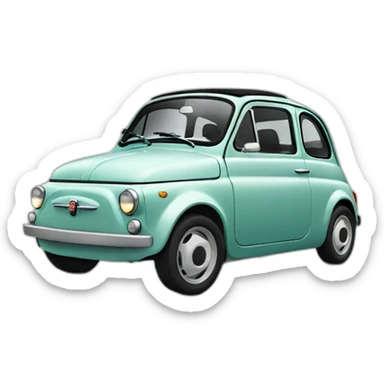 Fiat 500 sticker