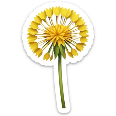 Dandelion flower emoji sticker