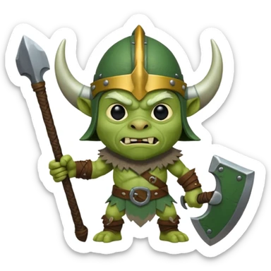 Goblin viking  sticker
