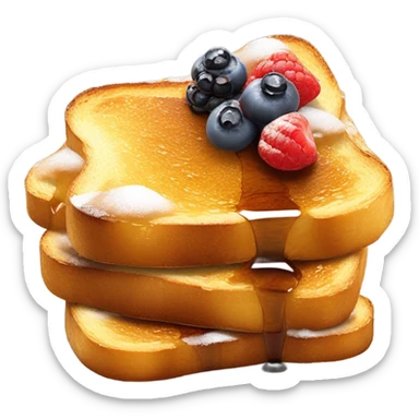 Delicious French toast  sticker