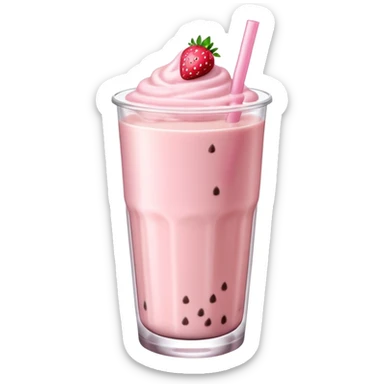 Strawberry Milk Tea sticker