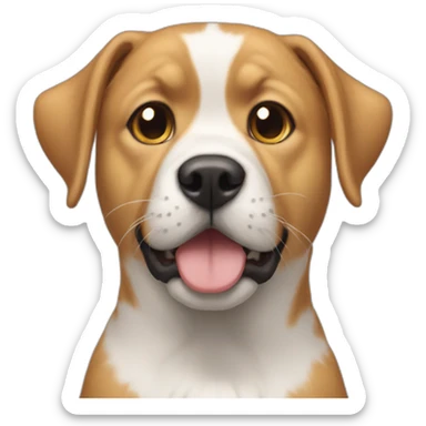 I want a cat head on a dog body sticker