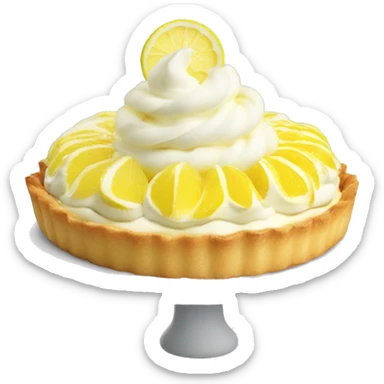 Tarte citron meringuée  sticker