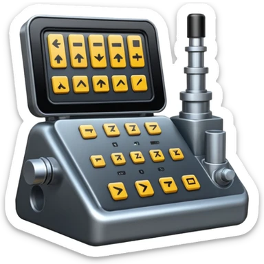 Generate realistic hydraulic control system for aircraft sticker