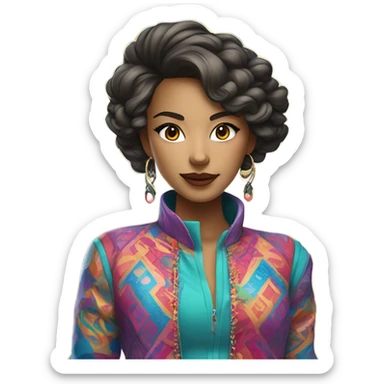 Aiko from eurovision sticker