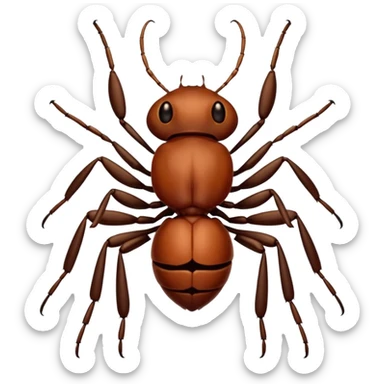 Queen Ant with fangs  sticker