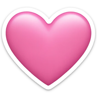 pink heart sticker