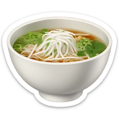 Bowl of pho sticker