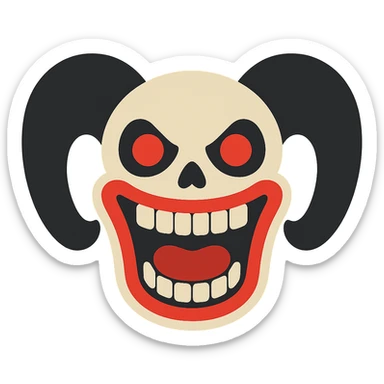 Create a bold, simple symbol based on the reference image. Use the main shapes and features to form a recognizable icon with color filled style, clean lines, and high contrast. The subject must be fully inside the image borders with no background. sticker