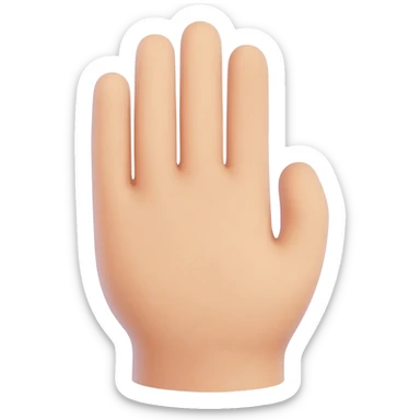 hand missing thumb sticker