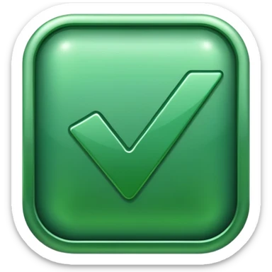 Check Mark Button replace Check Mark with number 165 sticker