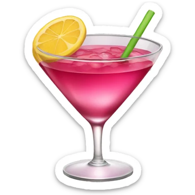 cosmopolitan drink sticker