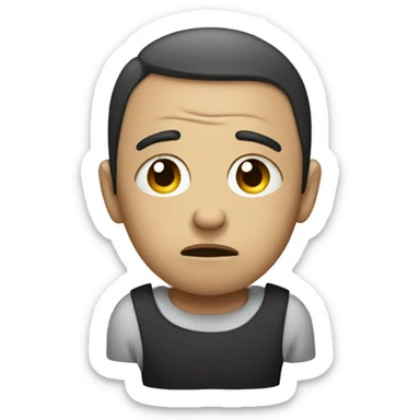 Very Sad android user sticker