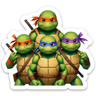 Ninja turtles sticker