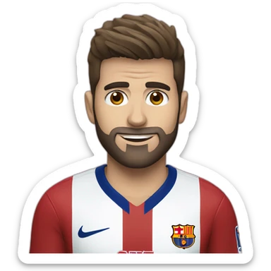 piqué sticker