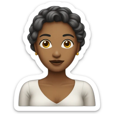 Femme voilée sticker