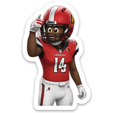 louisville cardinals sticker