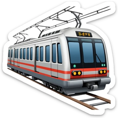 Delhi metro rail🚇 sticker
