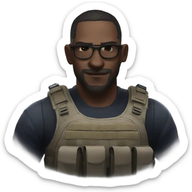 Ash from rainbow bow six siege sticker