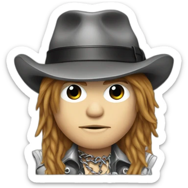 Axl Rose sticker