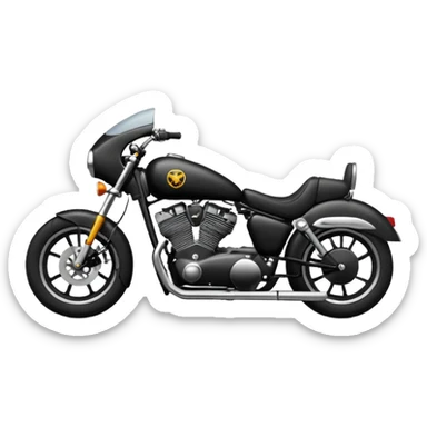 Club style motorcycle sticker